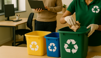 reciclaje de residuos en oficinas