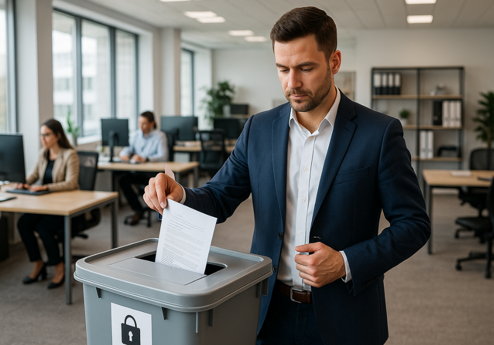 reciclaje de papel confidencial
