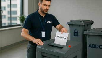 triturado de documentos en oficinas